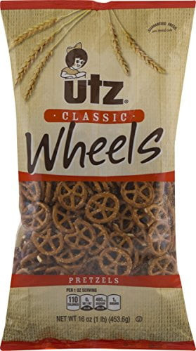 Utz Classic Wheels Pretzels 16 Oz. Bag (3 Bags)