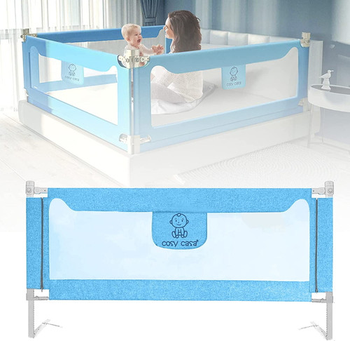 Homeoo 78''l Bed Rail For Toddlers,extra Long And Tall Baby Bed Rails Guard Specially Designed For Twin, Full, Queen, King Size