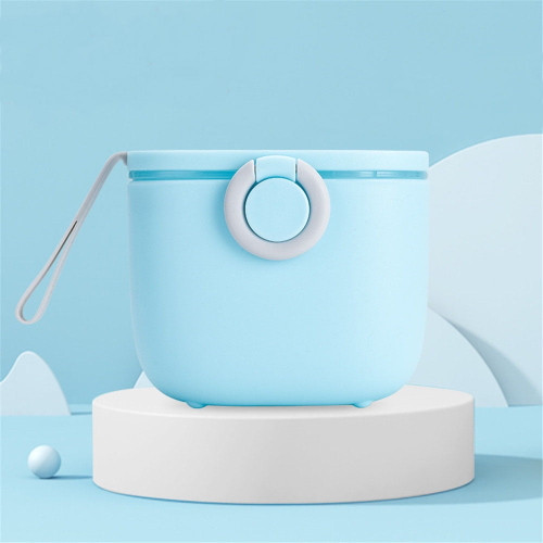 Lollanda Baby Formula Dispenser Travel 4.41oz Milk Powder Dispenser Candy Fruit Snack Storage Container With Carry Handle And Scoop Travel Outdoor Activities For Baby Toddlers Kids