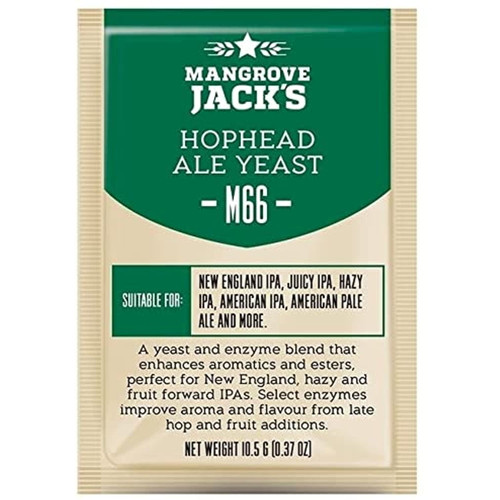 2x Mangrove Jack’s Craft Series Yeast M66 Hophead (10.5g)