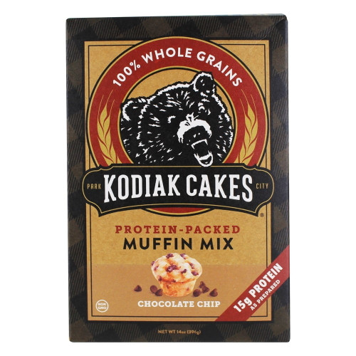 Kodiak Cakes - Protein-packed Muffin Mix Chocolate Chip - 14 Oz.