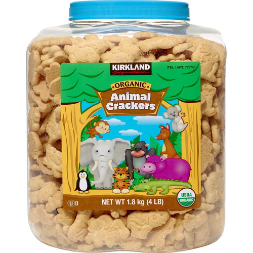 Kirkland Signature Organic Animal Crackers, 4 Lbs