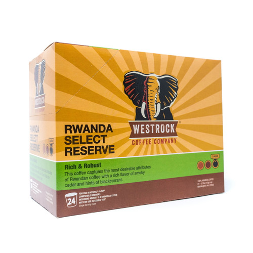 Westrock Coffee Rwanda Dark Roast, Keurig Coffee Pods, 24 Ct