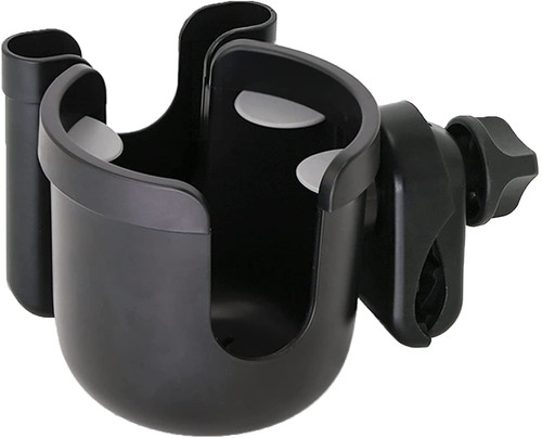 Universal Cup Holder, Stroller Cup Holder With Phone Holder, Stroller Accessories , Bike Water Bottle Holder, Treadmill, Wheelchair