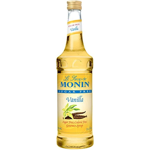 Monin Sugar Free Vanilla Syrup 750 Ml, Pack Of 12