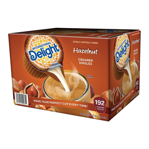 Hazelnut Coffee Creamer Singles, 192 Count