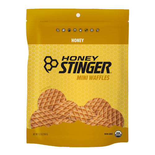 Honey Stinger, Organic Healthy Snack Mini Waffles, Honey, 5.3 Oz Bag