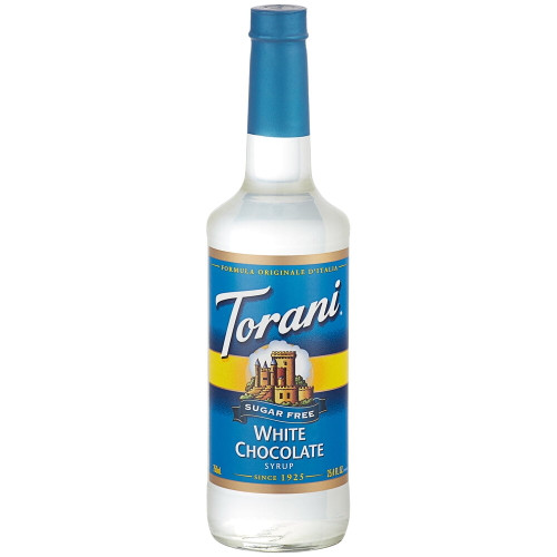 Torani 750 Ml Sugar Free White Chocolate Flavoring Syrup