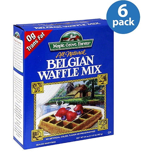Maple Grove Farms Belgian Waffle Mix, 24 Oz, (pack Of 6)