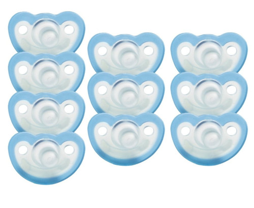 Jollypop 0-3 Months Pacifier 10 Pack Unscented - Blue