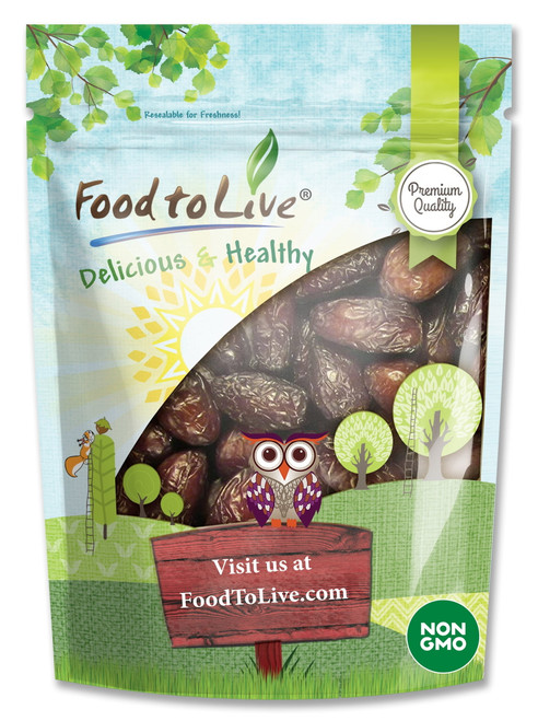 Food To Live, Medjool Dates, Non-gmo Verified, 5 Pounds, Raw