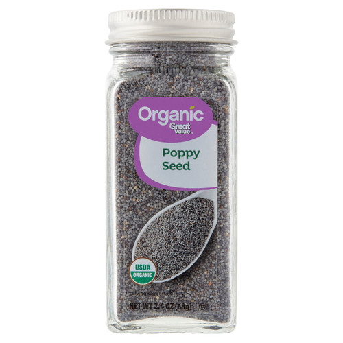 Great Value Organic Poppy Seed, 2.4 Oz