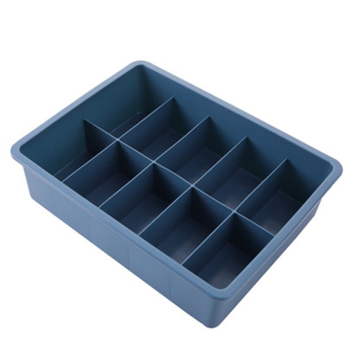 For Home Storage Box  Dark Blue 10 Grids