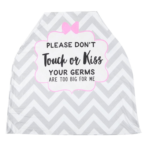 Baby Car Seat Cover, Multifunctional Breastfeeding Cover, Breathable  For Taking As Baby Apron Girls Boys Gray (girl)