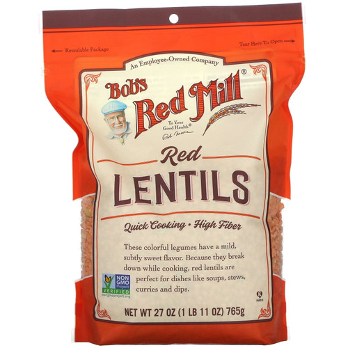 Bob's Red Mill Red Lentils, 27 Oz