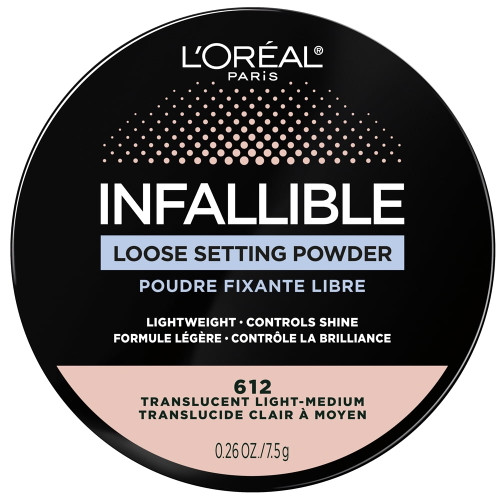 L'oreal Paris Infallible Tinted Loose Setting Powder, Translucent Light-medium, 0.26 Oz.
