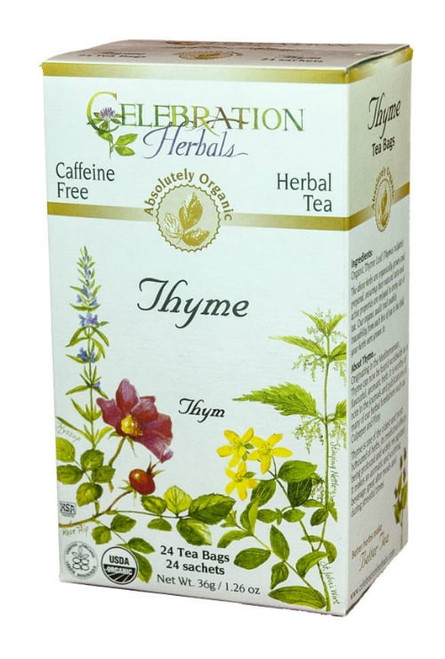 Celebration Herbals Thyme Leaf Tea Organic, 24 Ct