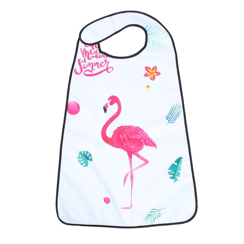 1pc Adult Bib Reusable Waterproof Clothing Protector Elder Patient Bib