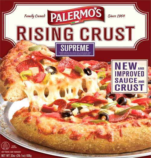 Palermo's Rising Crust Supreme Frozen Pizza, 33 Oz