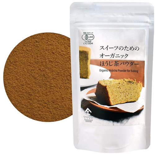 Hojicha Powder Organic Roasted Green Tea Baking Powder Latte Powder Japan (100g) 【yamasan】