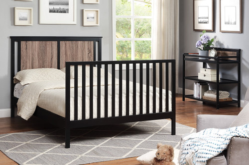 Suite Bebe Connelly Conversion Kit In Black And Vintage Walnut Finish
