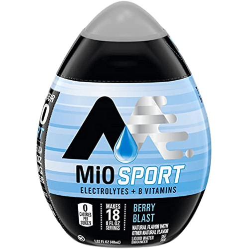 Mio Fit Healthy Water Enhancer Berry Blast Liquid Drops Caffeine Free Sports Energy Drink 6-pk Zero Calories Zero Sugar
