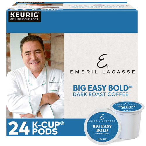 Emeril Big Easy Bold Coffee, Keurig Single-serve K-cup Pods, Dark Roast Coffee, 24 Count
