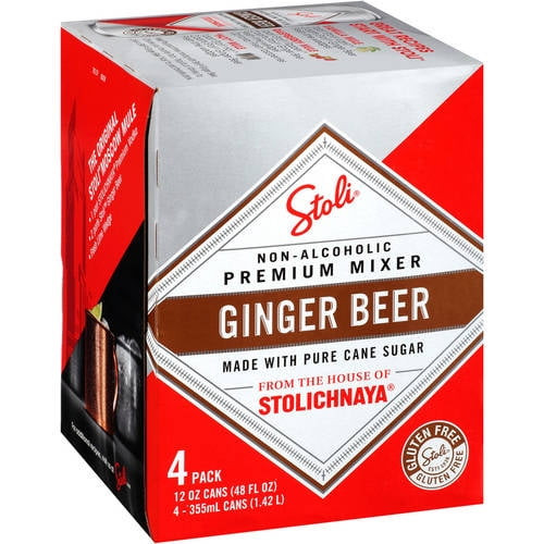 Stoli Group Usa Stolichnaya Ginger Beer, 4 Ea