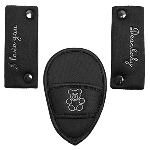 Easicozi Shoulder Crotch Pad Set Compatible With Infant Seat Stroller High Chair, Harness & Strap Comfort Cushion (small)