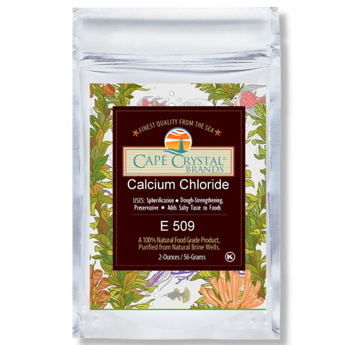 Cape Crystal Food Grade Natural Calcium Chloride, 2-oz