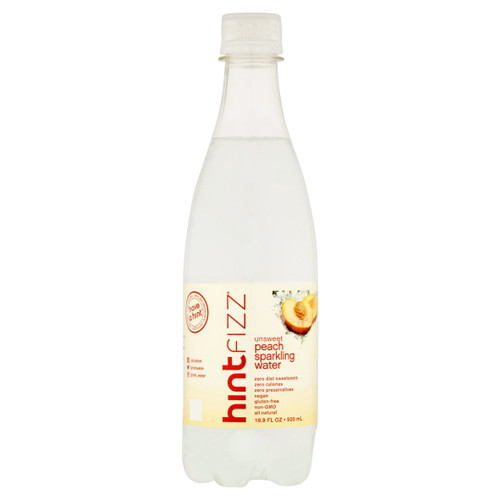 Hint Water Fizz Peach Sparklng,16.9 Oz (pack Of 12)