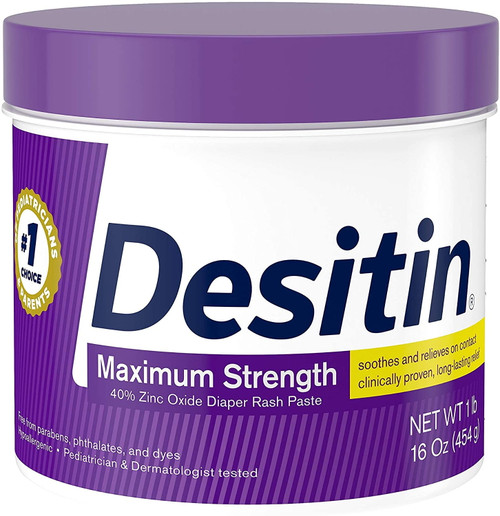 Desitin Maximum Strength Original Paste 16 Oz (pack Of 4)