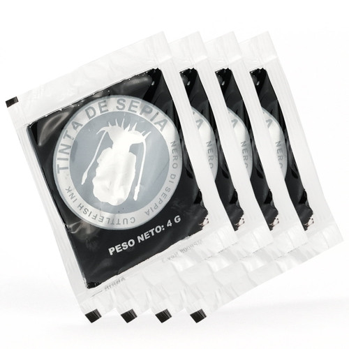 Marky's Cuttlefish Squid Ink Imported From Spain - 4 Pcs X 0.14 Oz