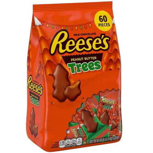 Reese's Holiday Peanut Butter Trees (38 Ounce, 60 Count)