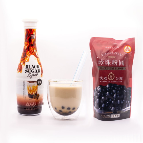1 Pack Of Classic Black Sugar Boba Drink Kit (bottle)