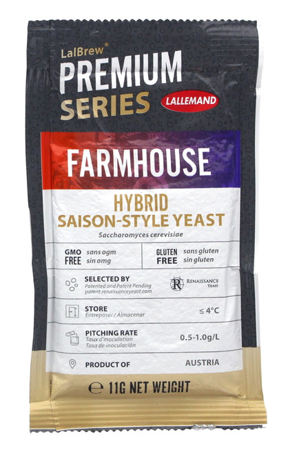 Lallemand Farmhouse Hybrid Saison Brewing Yeast 11 Gram Sachet