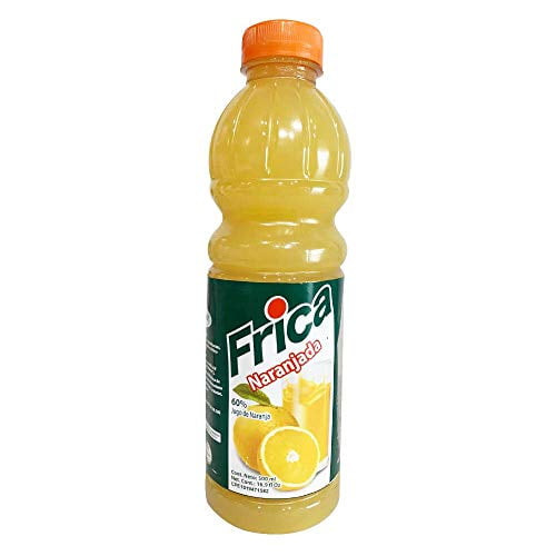 Frica Jugo De Naranja / Frica Orange Juice 500ml Each Bottle
