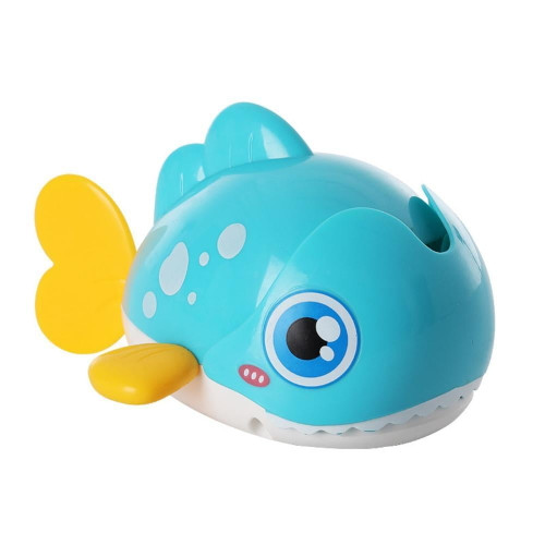 Baby Bath Toys - Wind-up Swimming Whales Bathtub Toy Fishing Game, Water Tub Toys Set For Toddler Kids 3 4 5 6 Years Old