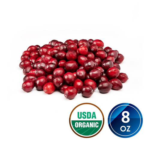 Fresh Organic Cranberries, 8 Oz