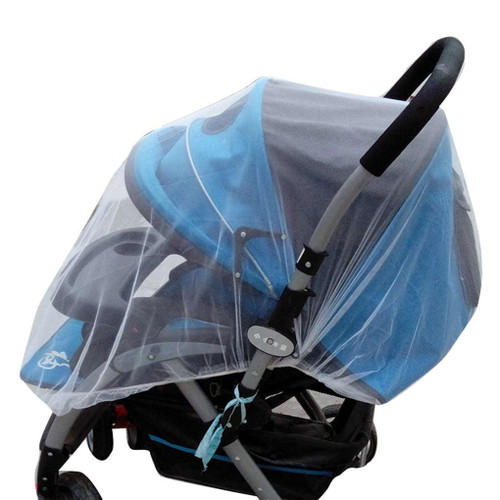 Elastic Band Baby Mosquito Insect Bug Net Covering For Strollers Carriers Cradles Pushchair