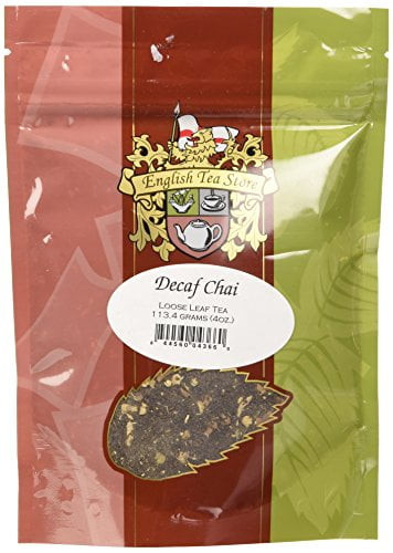English Tea Store Loose Leaf, Decaf Chai Tea, 4 Ounce