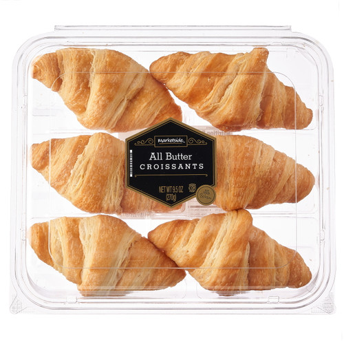 Marketside All Butter Croissants, 9.5 Oz, 6 Count