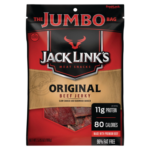 Jack Link's Original Beef Jerky Jumbo Bag, 5.85 Oz.
