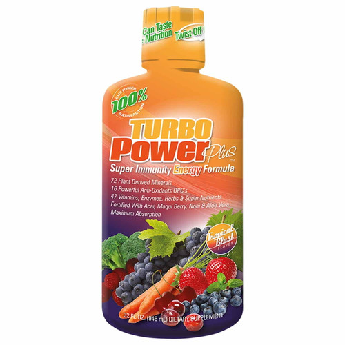 Turbo Power Plus Super Immunity 32 Oz. Liquid Energy Drink