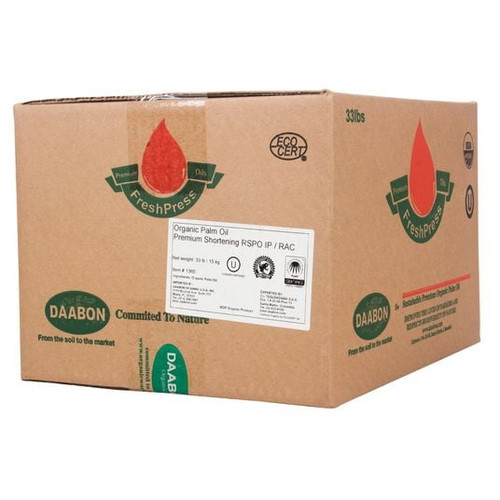 Azure Market Organics Palm Fruit Shortening, Organic-33 Lb