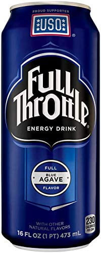 Throttle Blue Agave Cans, 16oz, 24 Pack