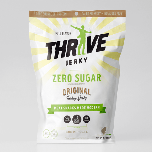 Thrive Zero Sugar Turkey Original Jerky