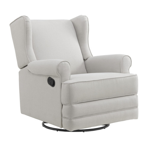 Oxford Baby Teegan Nursery Swivel Glider Recliner Chair, Sand