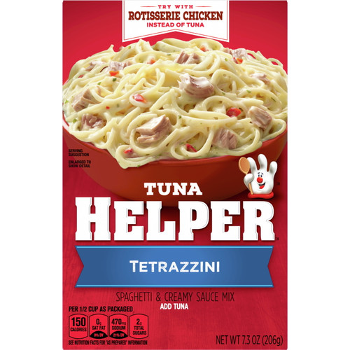 Betty Crocker Tuna Helper, Tetrazzini, Spaghetti & Creamy Sauce Mix, 7.3 Oz