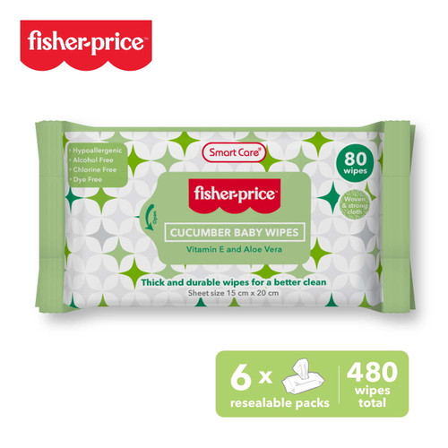 Fisher-price Cucumber Wipes 480 Ct